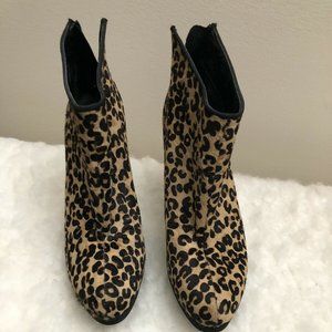 Aldo Leopard Print booties